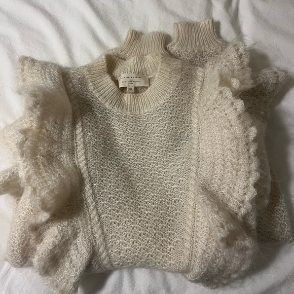 Sezane Elsa Sweater / White / XS - Picture 4 of 5